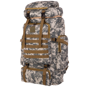 Рюкзак тактичний рейдовий Zelart 9188 об'єм 35 літрів Grey-Camouflage