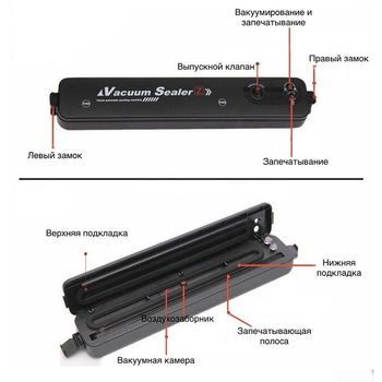 Вакуумний пакувальник вакууматор для їжі Vacuum Sealer Z