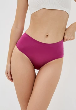 Женские бесшовные слипы кружево фуксия 3XL 2371