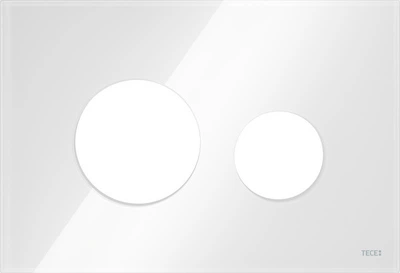 Лицьова панель TECEloop 2.0 modular, скло біле (9240671) TM TECE