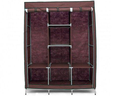 Складной каркасный тканевый шкаф Storage Wardrobe 88130 шкаф на три секции 130*45*175