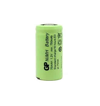 Аккумулятор технический GP 2/3AA / 75AAH 1,2V 750mAh (Ni-Mh)