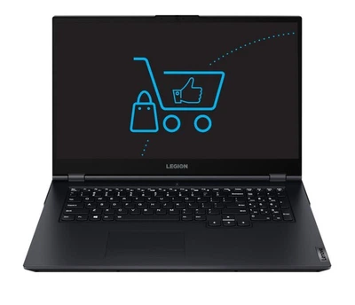 Ноутбук Lenovo Legion 5-17 / AMD Ryzen™ 5 5600H / 16 GB RAM / SSD 512 GB / NVIDIA GeForce RTX 3060 + AMD Radeon™ Graphics / 144Hz LED, IPS / для игр и мультимедиа
