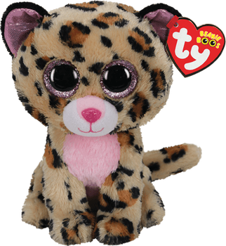 М'яка іграшка TY Beanie Boos 36490 Леопард Livvie 25 см (36490) (008421364909)