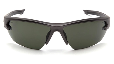 Защитные очки Venture Gear Tactical Semtex 2.0 Gun Metal Anti-Fog, чёрно-зелёные