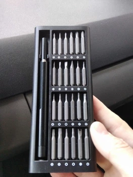 Отвертка с 24 битами-насадками Screwdriver большой набор в металлическом футляре