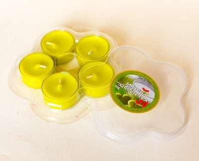 Свічки ароматизовані чайні Bartek Candles (5шт) Зелений чай (Матчу)