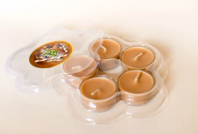 Свічки ароматизовані чайні Bartek Candles (5шт) Кава та спеції (Лате)