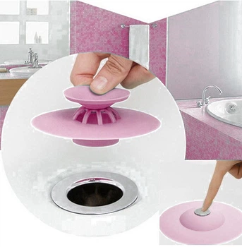 Фільтр-заглушка для ванни та раковини Flex Drain Stop Rose