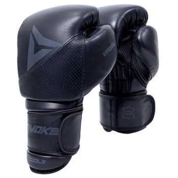 Перчатки боксерські V`Noks Boxing Machine 16 унцій, чорні