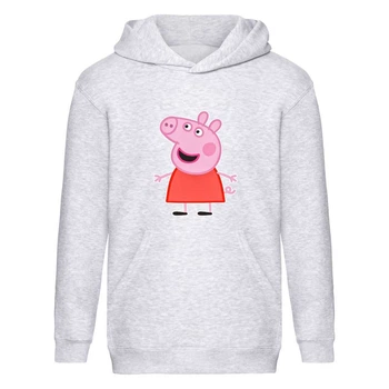 Худи детская Свинка Пеппа 005 серая (SVP gry 005) 164 см