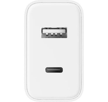 Зарядное устройство Xiaomi Mijia Mi 33W USB A + Type-C (BHR4996GL) White