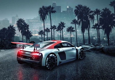 Паперові фотошпалери Komar Audi R8 L.A. (Audi R8) 368 х 254 см (8-742) (4036834087425)