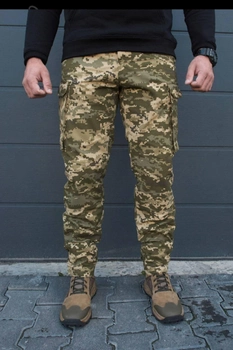 Зимние тактические штаны пиксель военные р 52