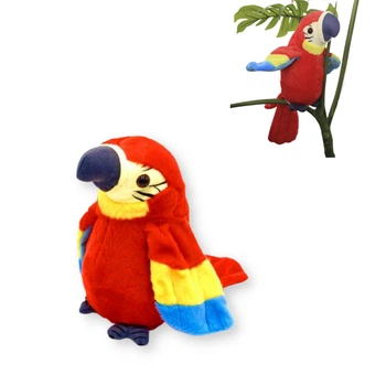 Электронный говорящий попугай Parrot Talking красный (WM-4195_269)