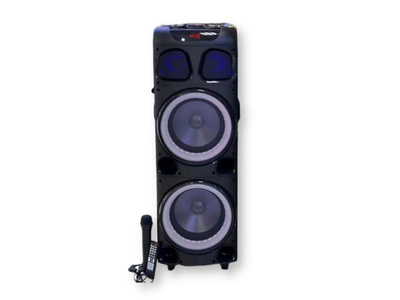 Акумуляторна акустична система XPRO QS-1010 колонка валіза 150Вт USB, SD, FM радіо, Bluetooth, мікрофон, ДК (QS-1010)