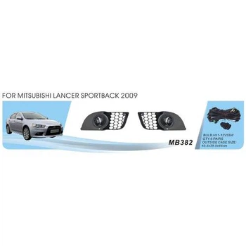 Фари додаткової моделі Mitsubishi Lancer Sportback 2008-15/MB-382/H11-12V55W/ел.проводка (MB-382)