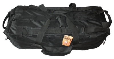 Транспортна сумка-рюкзак 75л.(баул) 90x25x35, черный. ВСУ охота туризм рыбалка