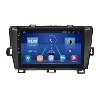 Штатная магнитола 9" Lesko для Toyota Prius III Рестайлинг (XW30) 2011-2015 Top 4/32 4G WiFI GPS Тойота
