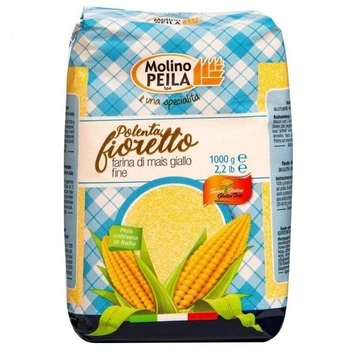 Полента Molino Peila Fioretto дрібного помелу, 1 кг