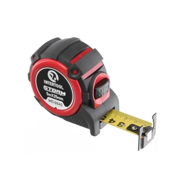Рулетка с металлическим полотном, 5м*25мм INTERTOOL MT-0845