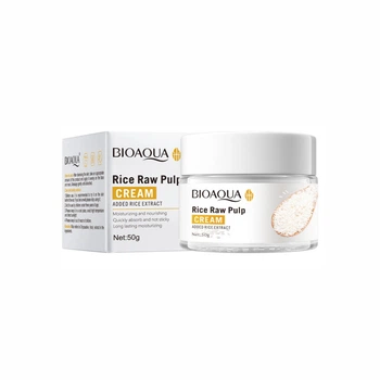 Крем для лица с экстрактом риса Bioaqua Rice Raw Pulp Cream, 50 мл