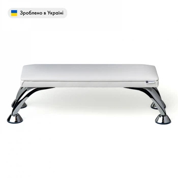 Подставка для рук маникюрная (Подлокотник) ECO STAND MAXI на металлических ножках, белый
