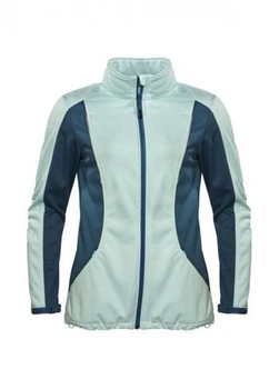 Куртка Softshell водовідштовхувальна та вітрозахисна для жінки Crivit BIONIC-FINISH® ECO 287680 M бірюза