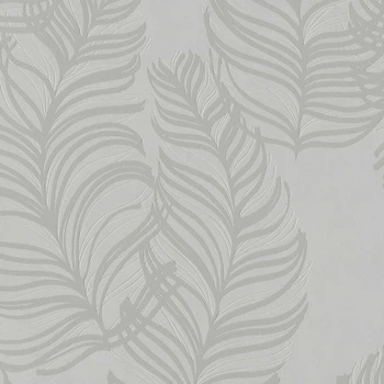 Обои BN International Finesse 219732 листочки серые 0,53 х 10,05 м