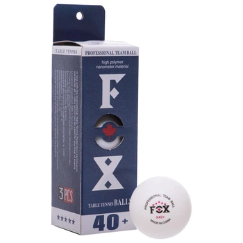 Набор мячей для настольного тенниса Fox Table Tennis Game T005 3 Star 3 мяча в комплекте White