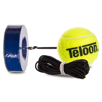 Тренажер для великого тенісу - м'яч на резинці з обтяжувачем TELOON TENNIS TRAINER (TL801-5-MID)