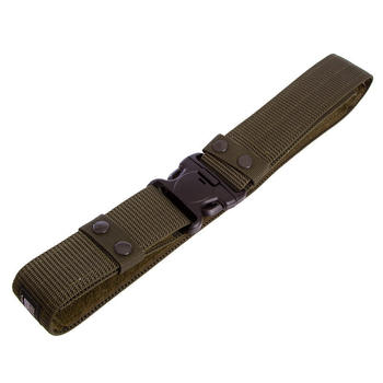 Тактический ремень поясной нейлоновый для сумок Blackhawk 120 х 5,5 см Хаки (TY-5545)