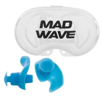 Беруши для плавания в пластиковом футляре Mad Swim Eego 071201 Blue