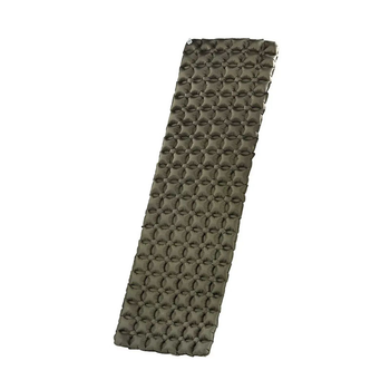 Туристичний надувний складний матрац M-Tac Оливковий односпальний килимок для сну в намет і для польових умов 195 x 60 х 7 см з сумкою