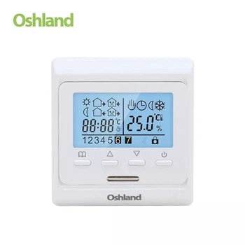 Терморегулятор программируемый OSHLAND М6 для теплого пола Белый (TR050695)