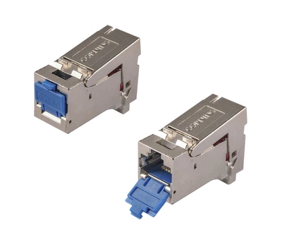 Модуль екранований Everon xs500 KeyStone, 1xRJ45, AWG 22-24, кат. 6a, пак. 24 шт, Corning