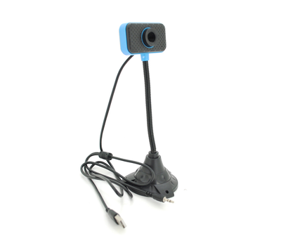 Вебкамера із гарнітурою MGLE, 1.3Mpx, пласт. корпус, Black, OEM