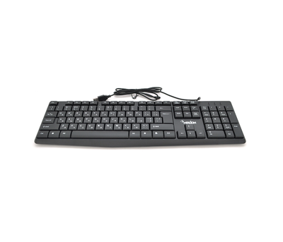 Клавиатура USB Merlion KB-ALFA, длина кабеля 135см, (Eng - Укр - Рус), (460х158х33 мм) Black, 104к, Q20