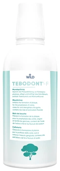 Ополіскувач для ротової порожнини Dr. Wild Tebodont-F Melaleuca Alternifolia з олією чайного дерева та фторидом 500 мл (7611841702416)