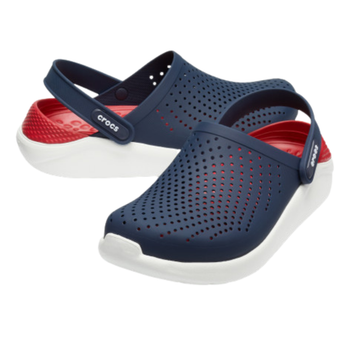 Сабо Crocs Literide Clog 43-44 р 27.7-28.2 см Синий Красный 204592-4CC-M10/W12 NAVY/PEPPER