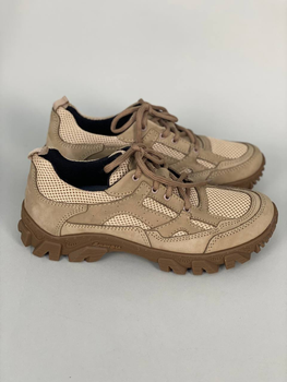 Кроссовки мужские тактические ShoesBand Песочные Нубук с текстильной сеткой 44 (29 см) (S84141-4)