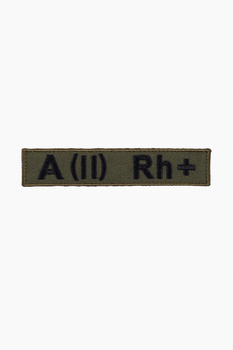 Шеврон А(ІI) Rh + олива 12 х 2,5 см (2000989177579)