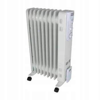 Масляный напольный обогреватель Kingfisher CYBL20-9 2000 Вт 9 секций Белый