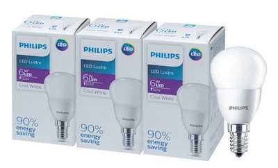 Світлодіодна лампа Philips LEDLustre 6-60 W E14 840 P45NDFR RCA (929002274037R) 3 шт.