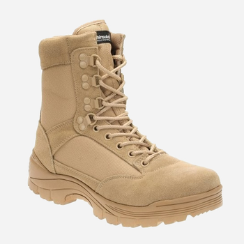 Чоловічі тактичні черевики MIL-TEC Sturm Tactical Boots with YKK Zipper 12822104-410 43 (10) 29 см Khaki (2000980569212)