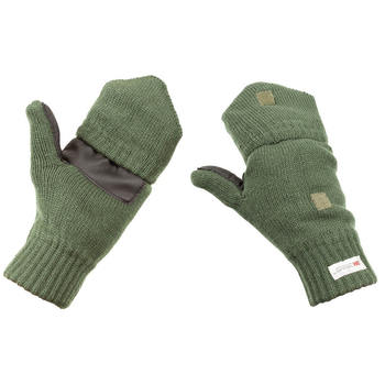 Вязаная перчатка/варежка "кулак", MFH, олива, 3M ™ Thinsulate ™, XL