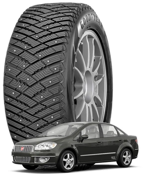 GoodYear UltraGrip Ice Arctic 195/60 R15 88T шип - Шины Fiat Linea 2007 - 2015