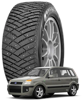GoodYear UltraGrip Ice Arctic 195/60 R15 88T шип - Шины Ford Fusion 2002 - 2012