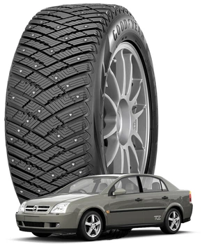 GoodYear UltraGrip Ice Arctic 215/55 R16 97T XL шип - Шины Opel Vectra C 2002 - 2008