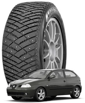 GoodYear UltraGrip Ice Arctic 175/70 R14 88T XL шип - Шины Seat Ibiza III, IV, V 2001 -